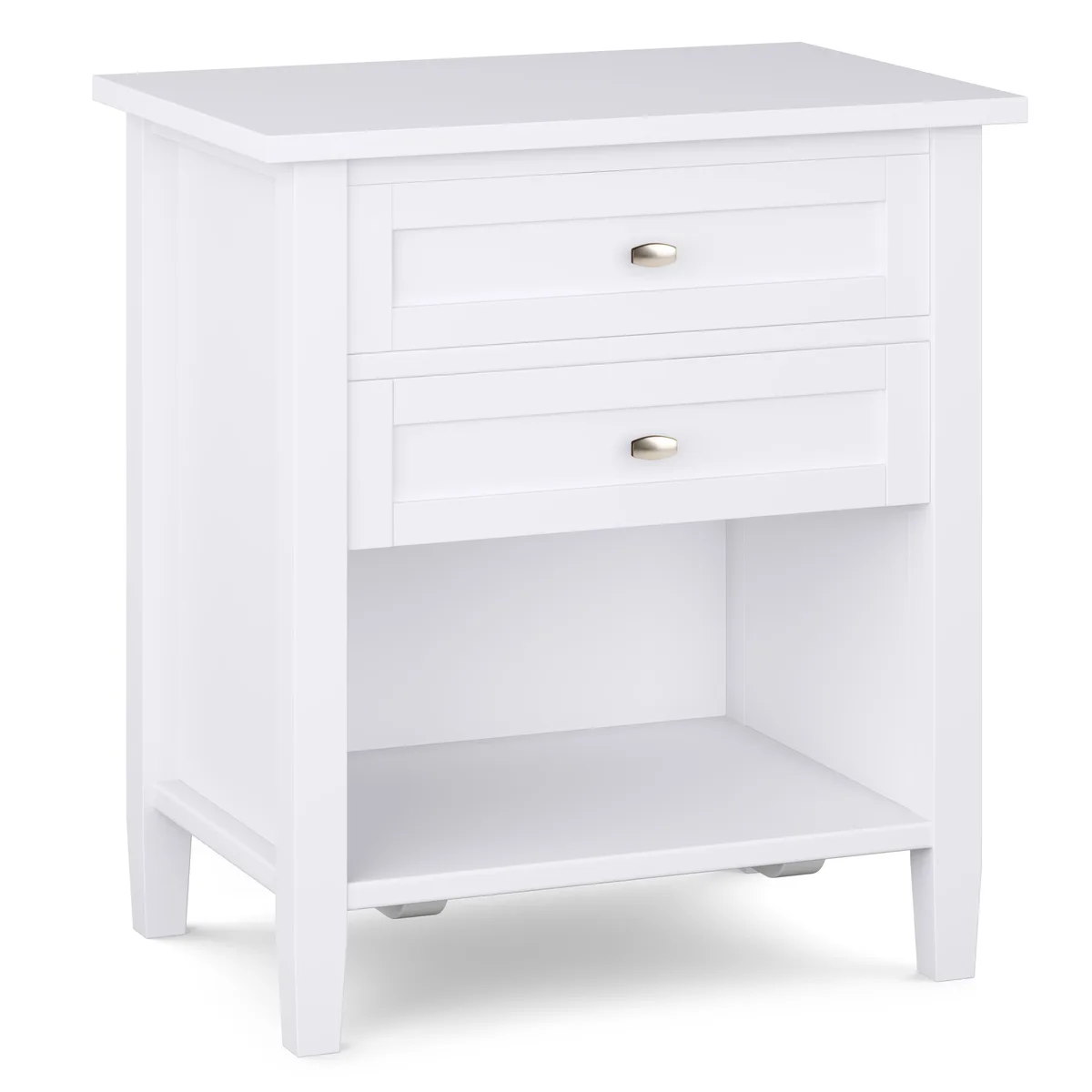 tuphen tuphen Bedroom Set Bedside Table White 24W 16D 26H — product photo