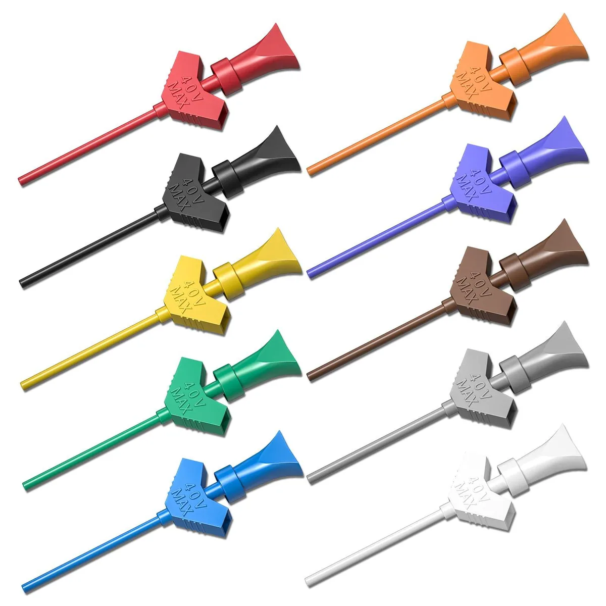 KEHIPI KEHIPI SMD IC Test Hook Clips 10PCS 10 Colors — product photo