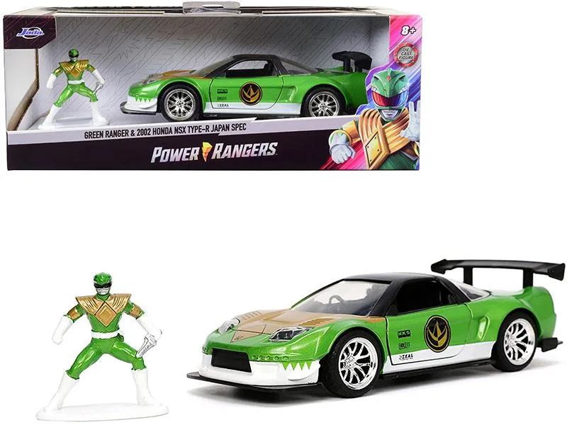 Jada Jada 32871 2002 Honda NSX Type-R 1/32 Vehicle with Green Ranger Figurine — product photo