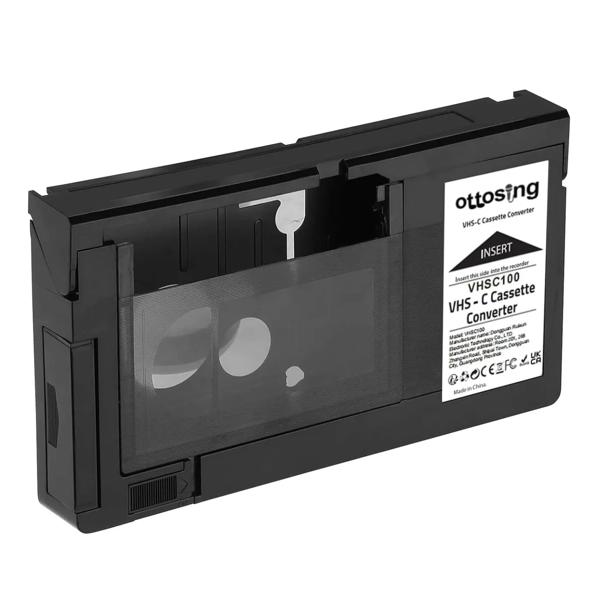 V2 Technologies V2 Technologies 2 in 1 accessory VHS-C to VHS adapter motorised 12mm — product photo