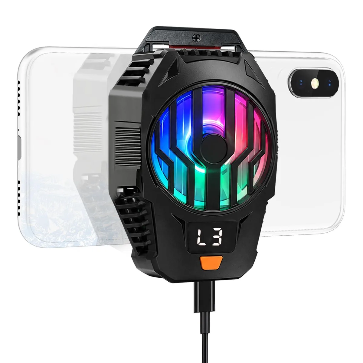  Jremreo SRQ-03 Clip-On Phone Cooler Semiconductor Cooling Fan — product photo