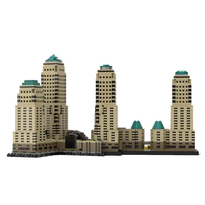 ZITIANYOUBUILD ZITIANYOUBUILD MOC-125137 1/1000 World Financial Center 3947 Parts — product photo