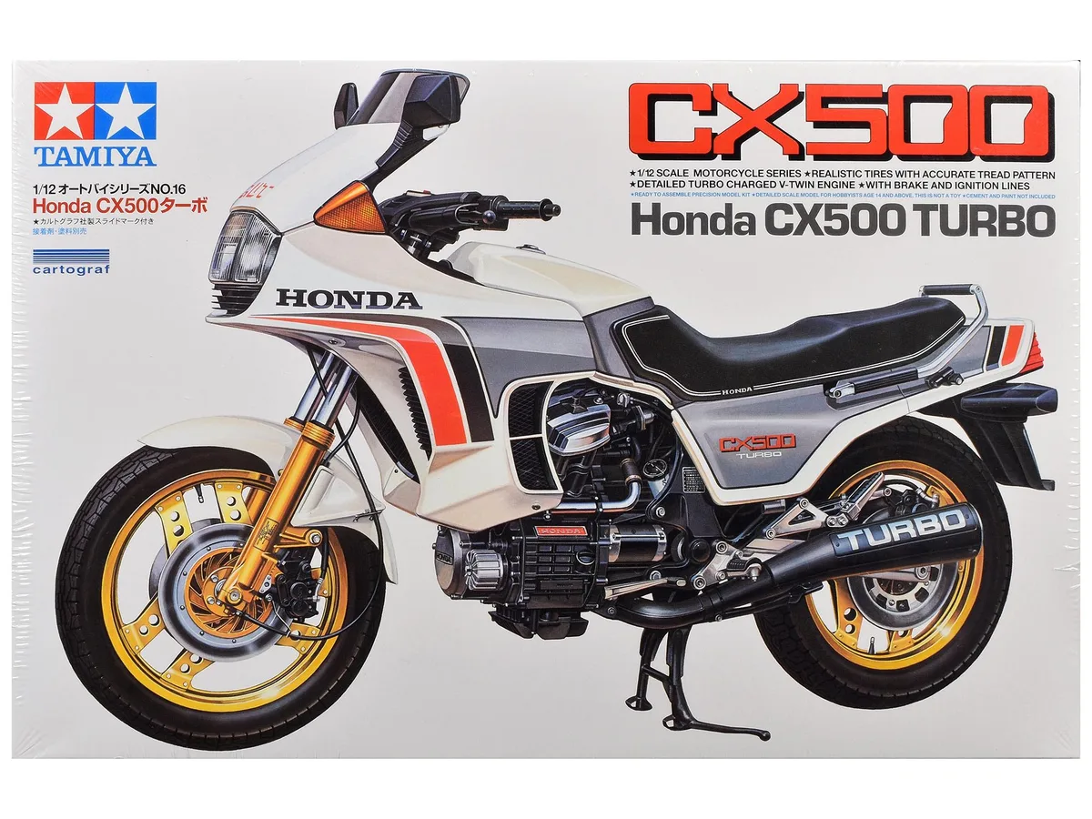 Tamiya Tamiya Honda CX500 Turbo 1/12 Motorcycle Kit — product photo
