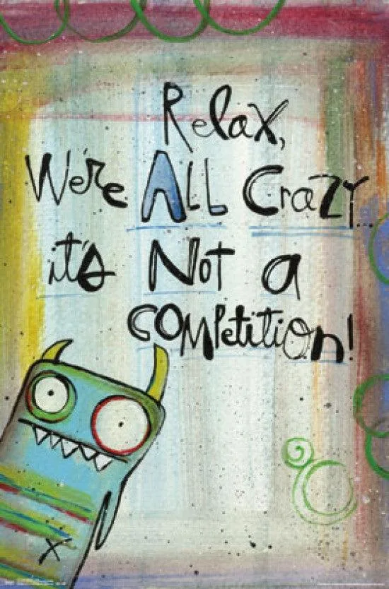 Lynn Sanchelli Crazy poster print 22 x 34 inches