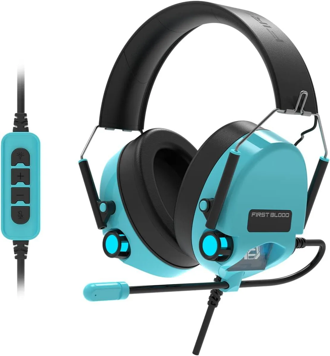 BFKK BFKK Wired Gaming Headset 7.1 Surround 50mm Driver Blue — product photo