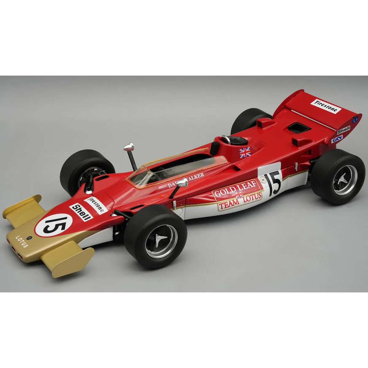 Tecnomodel Tecnomodel Lotus 56B #15 Dave Walker 1971 Dutch GP 1/18 Mythos 55 pcs — product photo