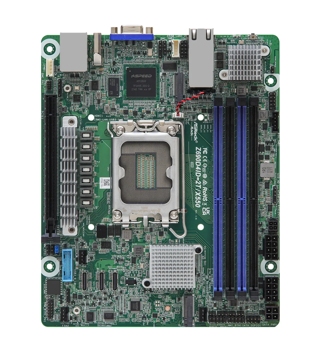 ASRock Rack ASRock Rack Z690D4ID-2T/G5/X550 server motherboard — product photo