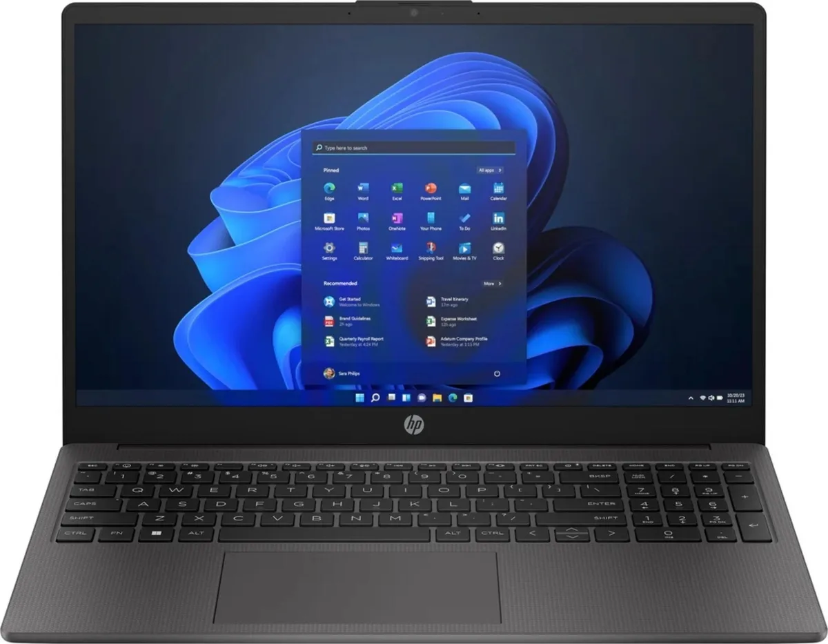HP HP 255 G10 laptop AMD Ryzen 3 7330U 8GB 1TB NVMe SSD 15.6" FHD Windows 11 Pro — product photo