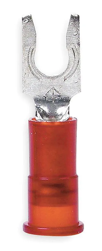 3M 3M MNG18-8FLX Fork Terminal #8 Stud 18 AWG 600 V Nylon Red 100 Pack — product photo