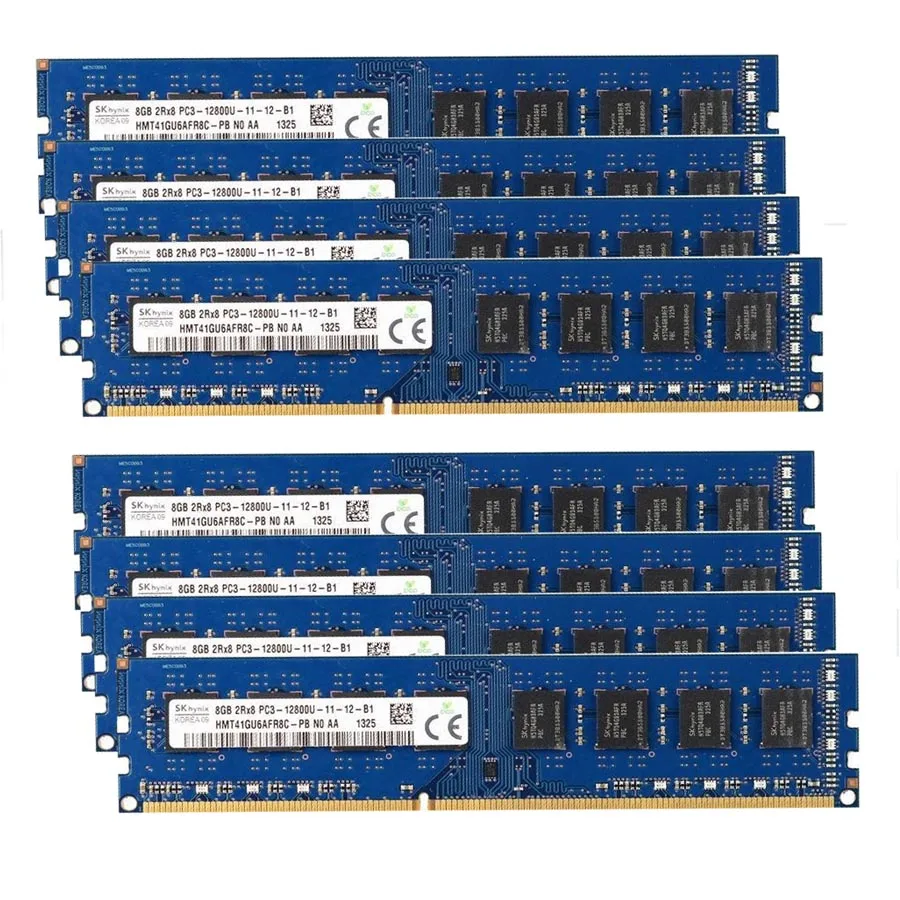 SK hynix SK hynix 64GB 8x8GB DDR3 1600 PC3-12800 240-pin CL11 1.5V Non-ECC Desktop RAM — product photo