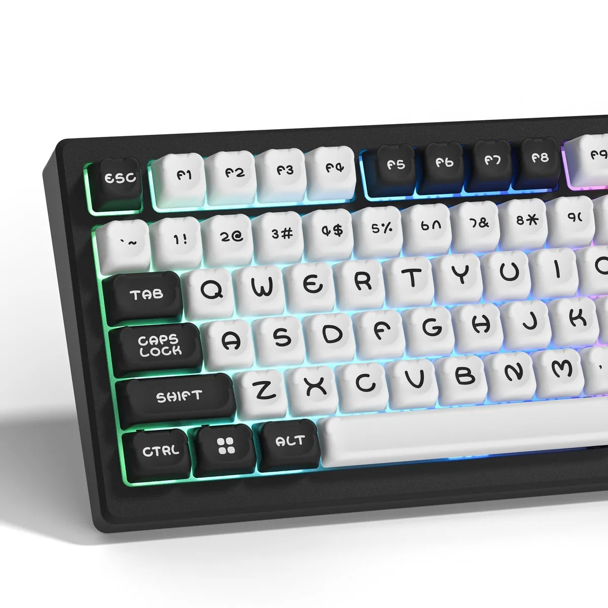 Womier Womier Bear MOA PBT Keycap Set 122 Keys White 100 characters — product photo