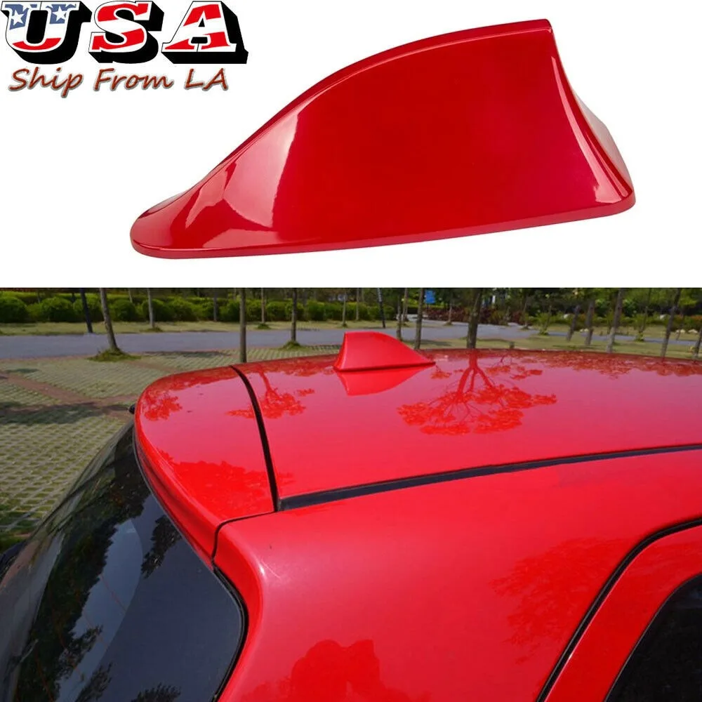 SIMPLEX TECHNOLOGY CO., LIMITED SIMPLEX TECHNOLOGY CO., LIMITED Glossy Red Shark Fin Antenna FM/AM exterior care — product photo