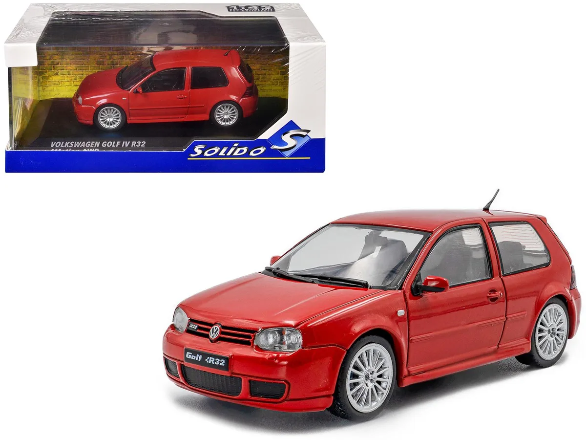 Solido Solido 2003 Volkswagen Golf IV R32 Toronto Red 1/43 Diecast Car — product photo