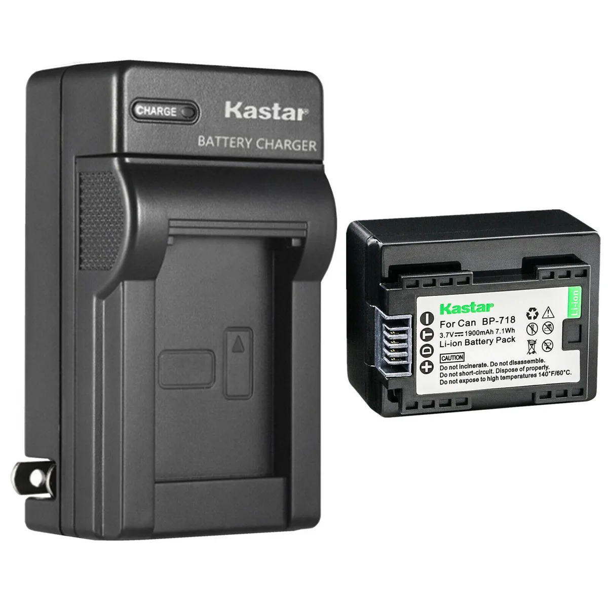 Kastar Kastar BP718 Battery &amp; AC Wall Charger 1 Pack — product photo
