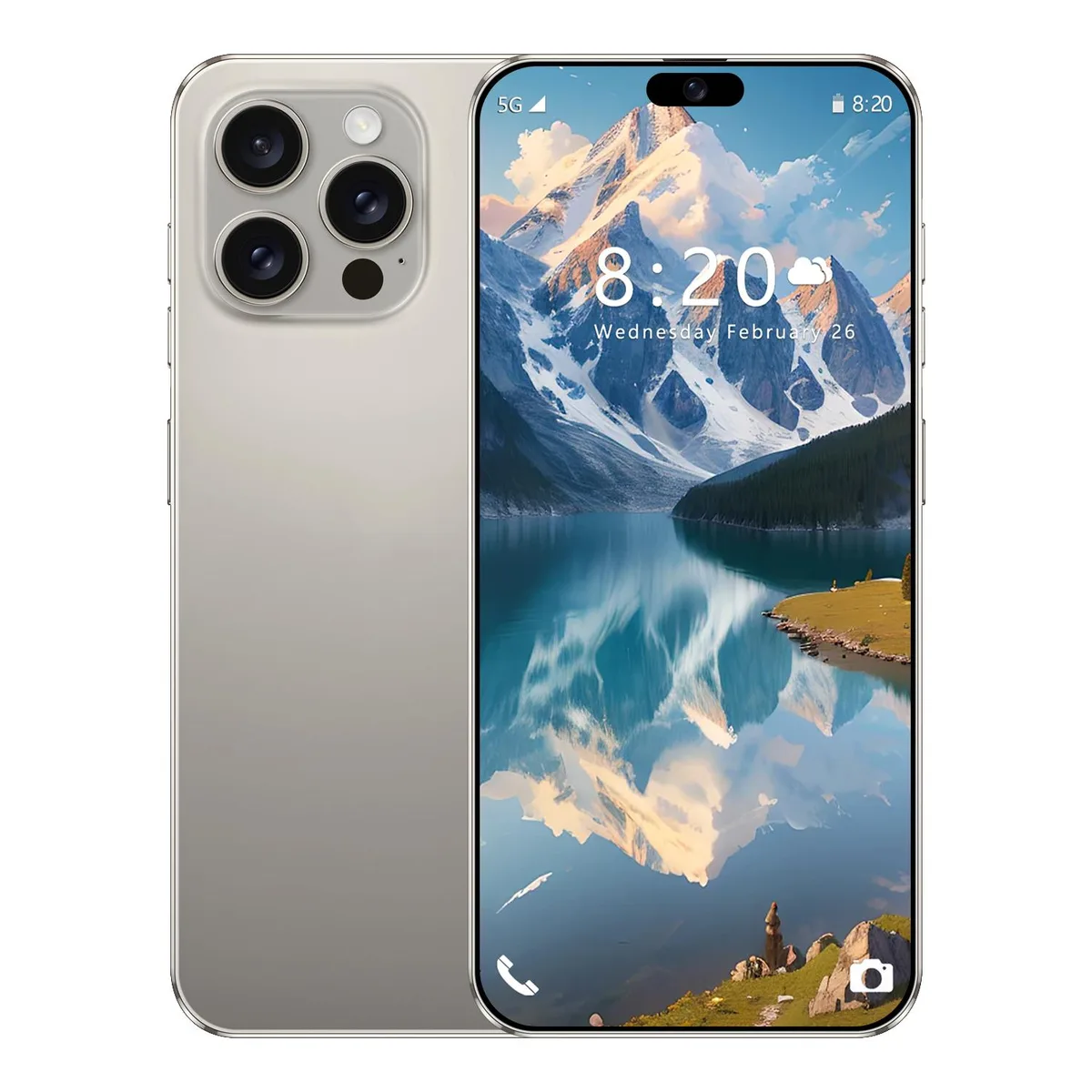 GAMAKOO GAMAKOO G16 Pro Max 6GB 128GB 5G Unlocked Smartphone Grey — product photo