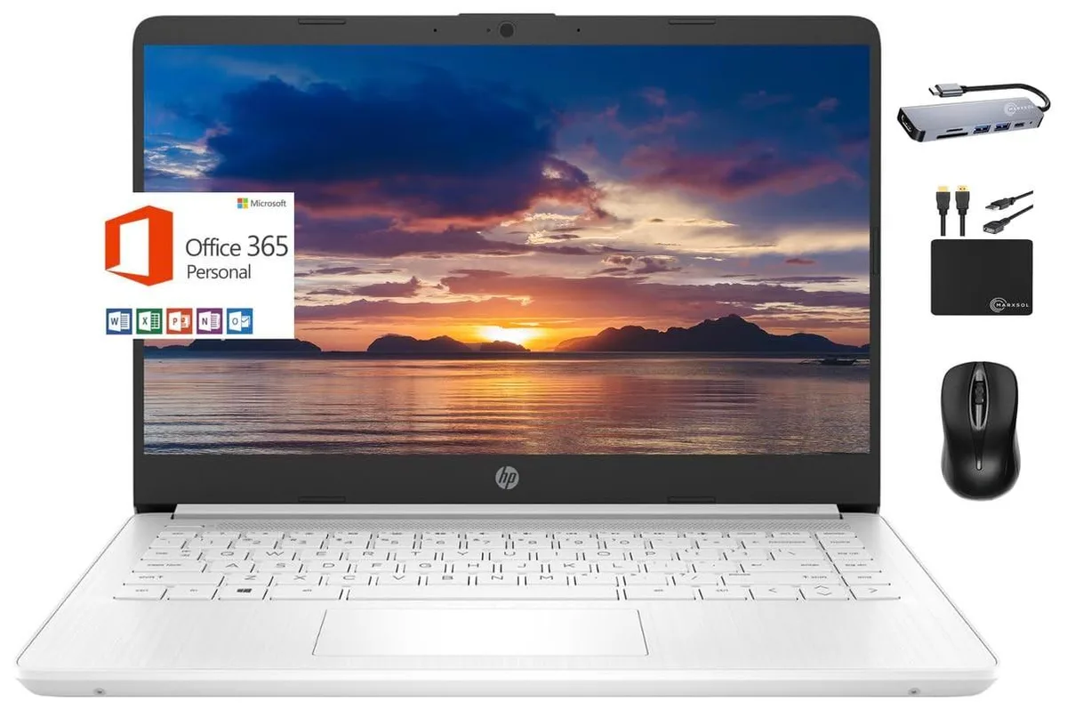 HP HP 14" 2 in 1 Accessory White N4120 8GB 192GB MarxsolAccessory — product photo
