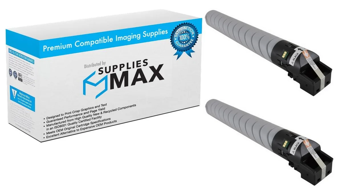 SuppliesMax SuppliesMax MURTS-6595K_2PK Black Toner Cartridge 2 Pack 28000 Pages — product photo