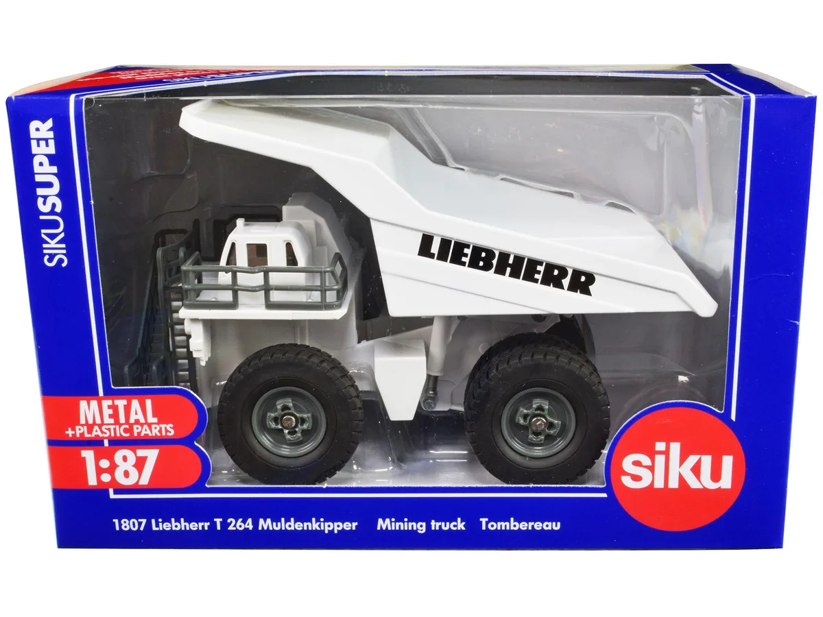 Siku Siku Liebherr T 264 Mining Truck White 1/87 (HO) Diecast Model — product photo