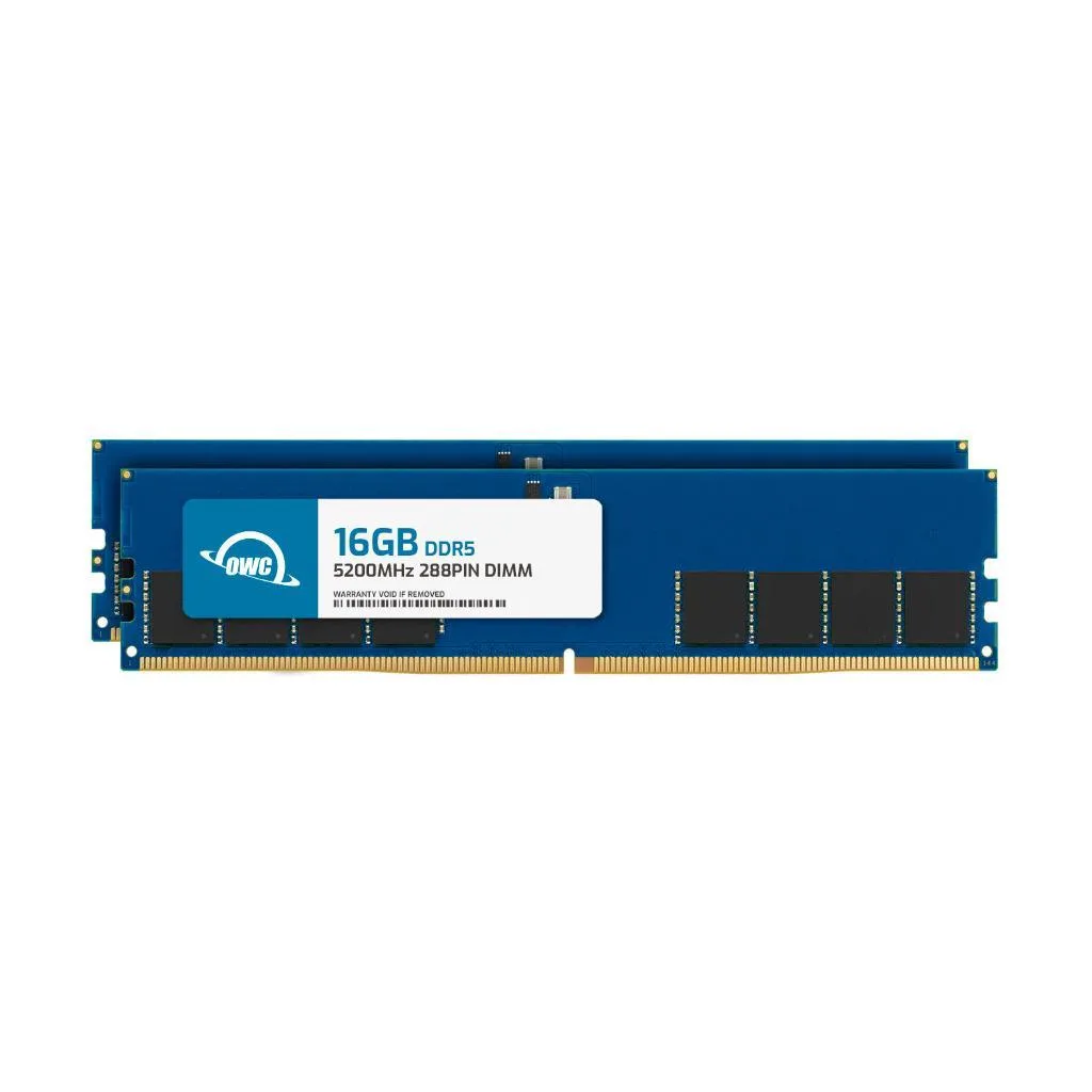 OWC OWC 32GB DDR5 5200 CL42 1.1V 2x16GB UDIMM desktop RAM — product photo