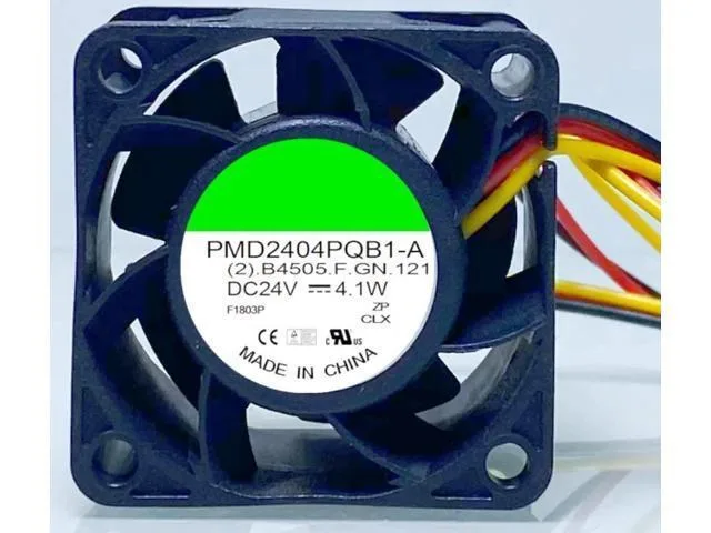 TSUJ TSUJ 2 in 1 Accessory for PMD2404PQB1-A 24V 0.17A 4.1W 40x40x28mm 3-Wire Cooling Fan — product photo