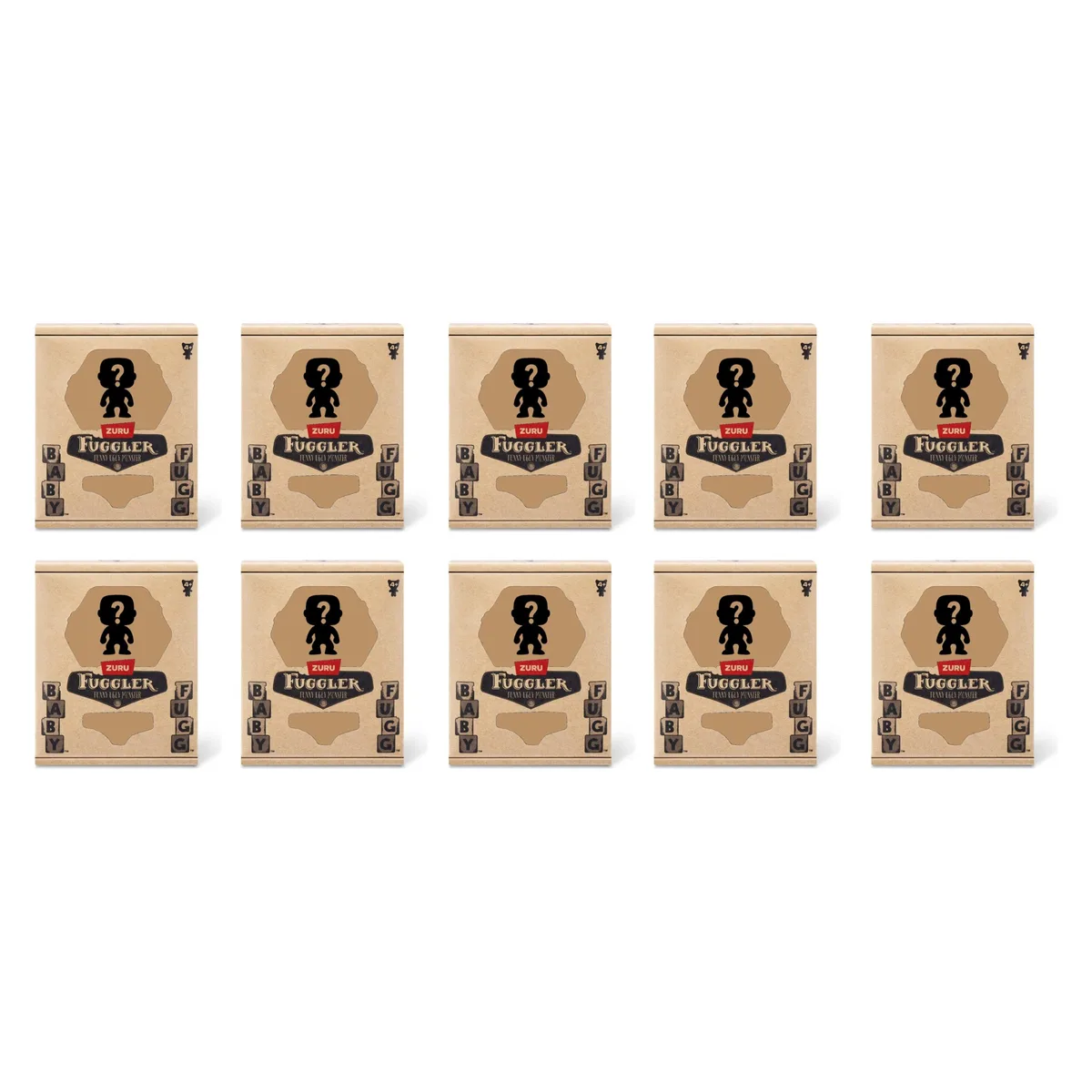 Zuru Zuru Fuggler Baby Fugg 3.5 Inch Plush Toy Pack of 10 Mystery Assortment — product photo