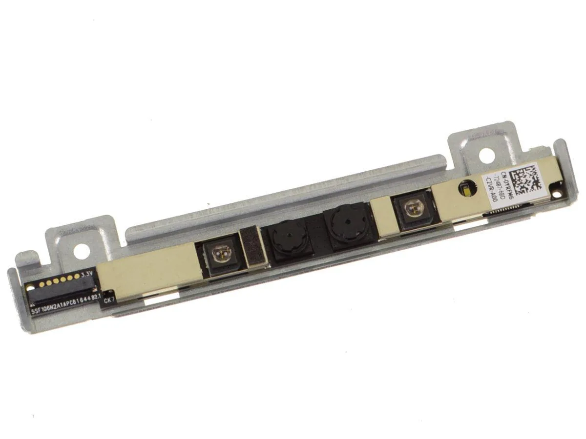 Small rectangular webcam module with metal bracket for Dell all-in-one desktop