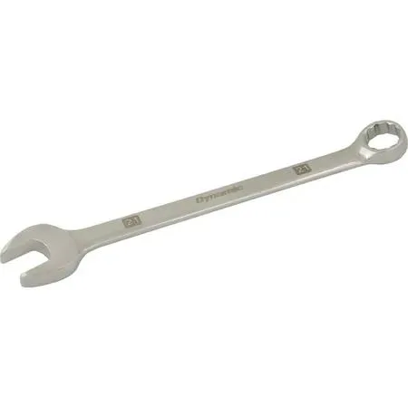 Dynamic 21mm 12-point combination wrench, mirror chrome finish