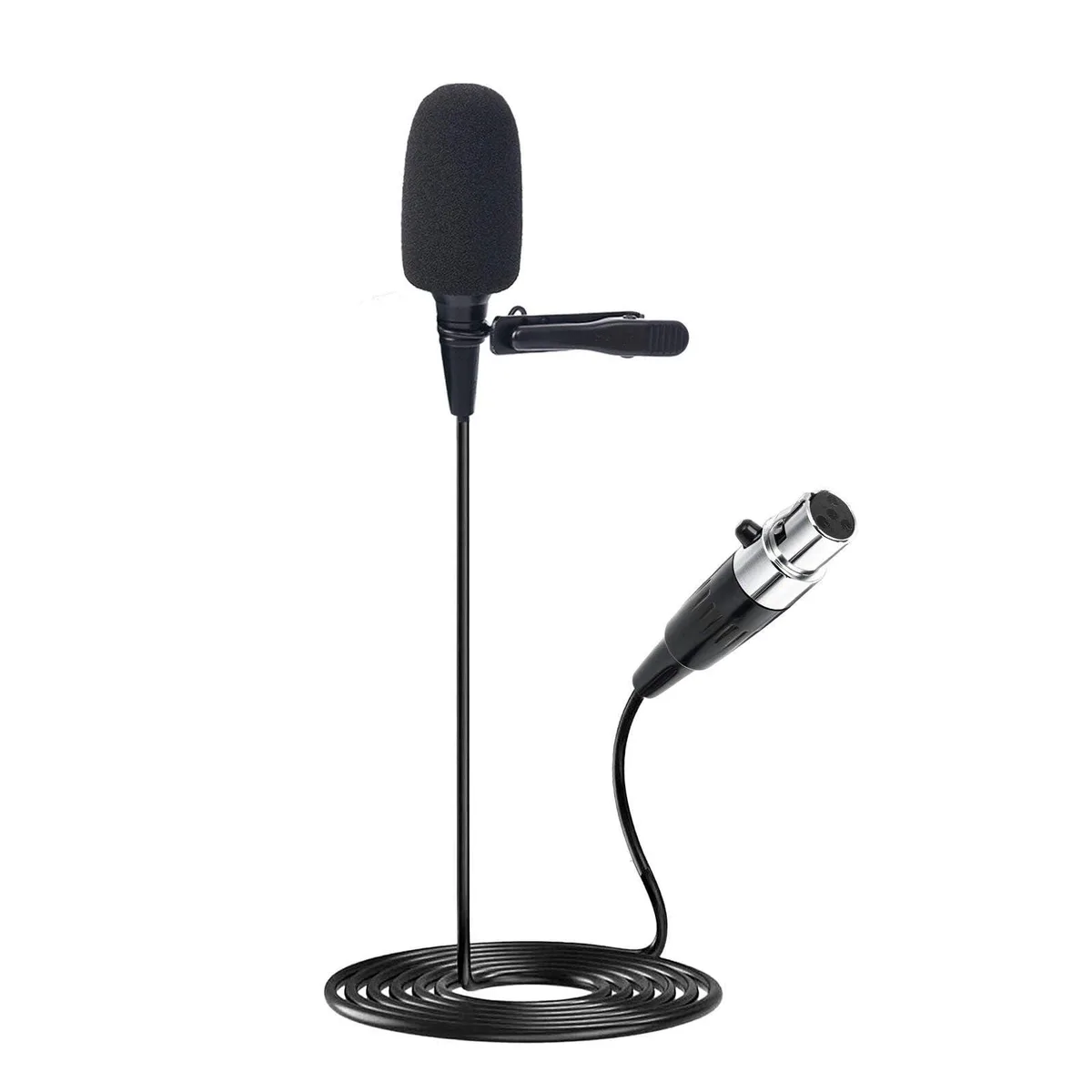  JTLAU LP-1128 Lavalier Microphone Mini 4 Pin XLR — product photo