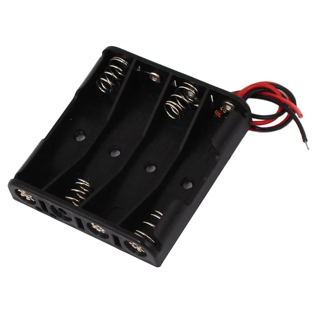 Unique-Bargains Unique-Bargains 6V 4 x AA Battery Holder Black — product photo
