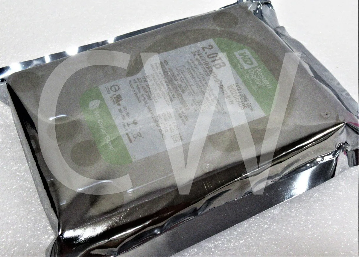 Western Digital Western Digital WD20EADS 2 TB 5400 RPM 32 MB 3.5" SATA internal hard drive — product photo