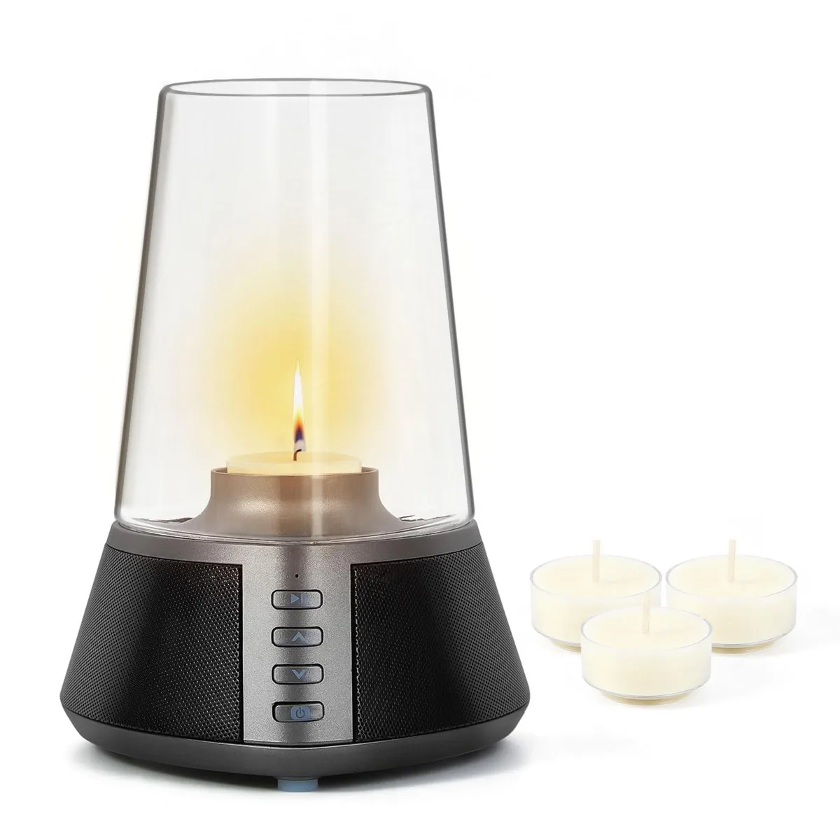 Bolton Technical Bolton Technical 2 in 1 Accessory Bluetooth 5.0 10W 360 Sound Candle Holder — product photo