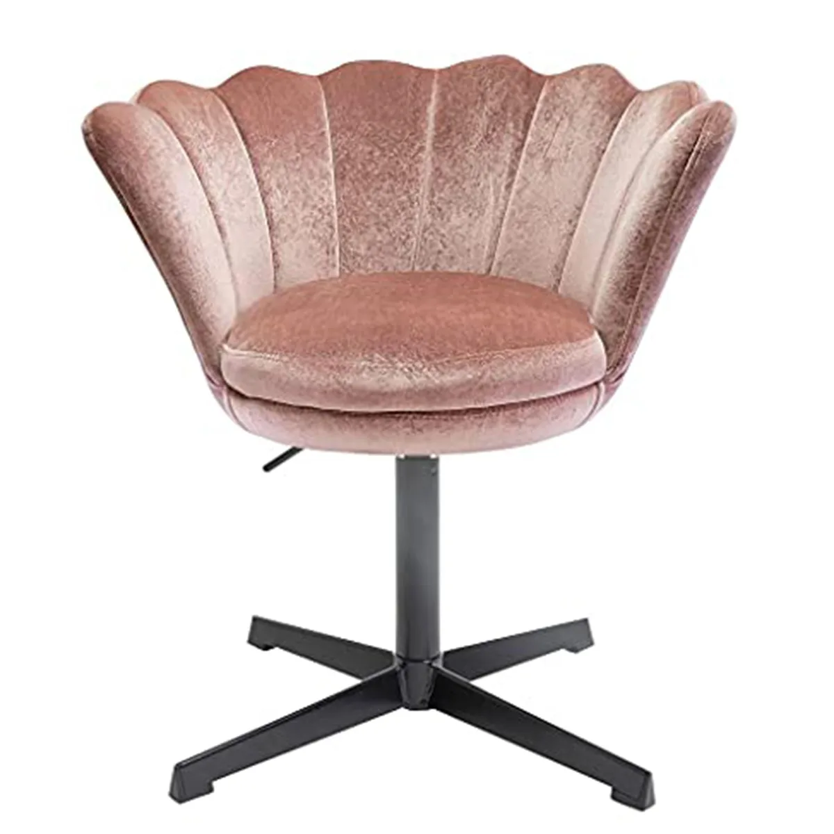Impressions Vanity Company Impressions Vanity Company Melissa Swivel Vanity Chair Pink Velvet — product photo