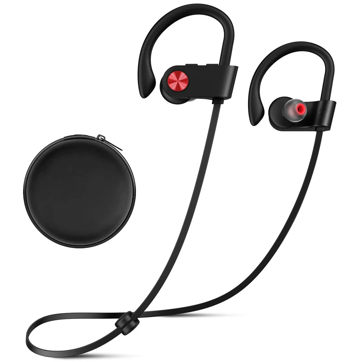 No Sew No Sew U8I Bluetooth 5.3 In-Ear Headphones Red/Black 16 hrs — product photo