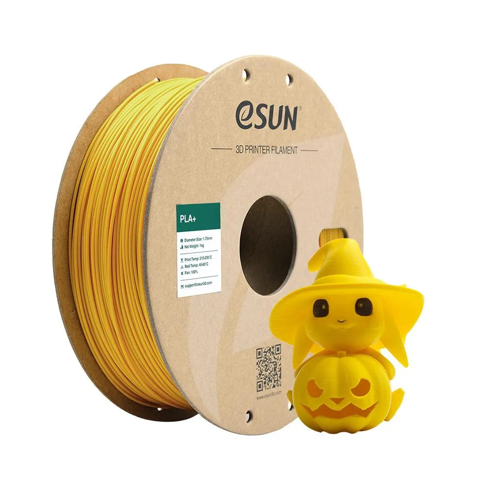 eSUN eSUN PLA+ Filament 1.75mm 1kg Yellow — product photo