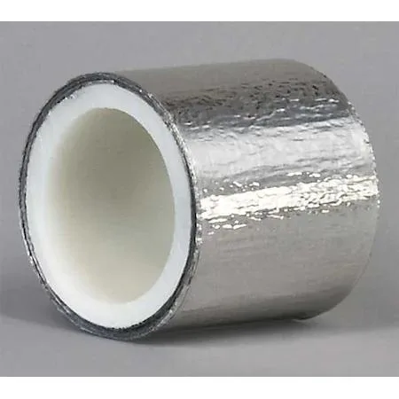 Silver aluminium foil tape roll 3 in wide 5 yd long