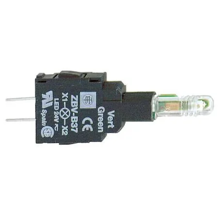 Schneider Electric ZBVB57 yellow 22 mm LED lamp module with PCB terminals