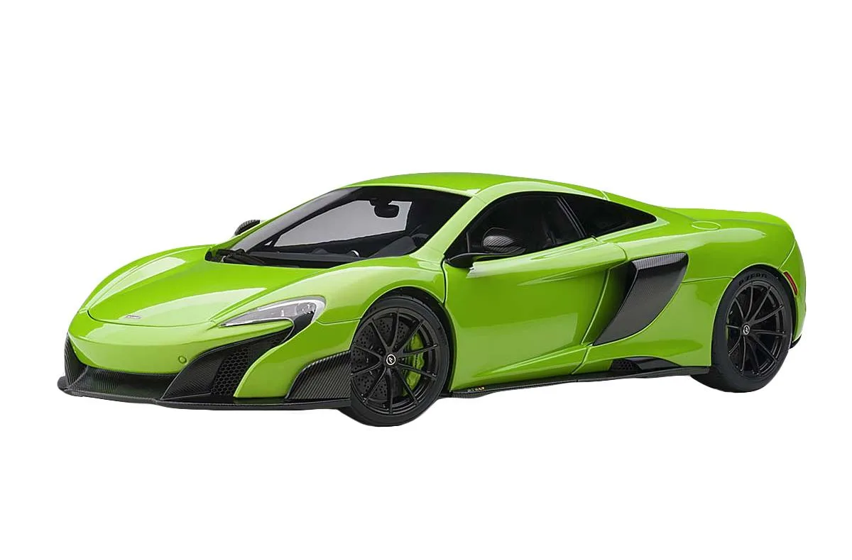 Autoart Autoart McLaren 675LT Napier Green with Black Wheels 1/18 hobby collectible — product photo