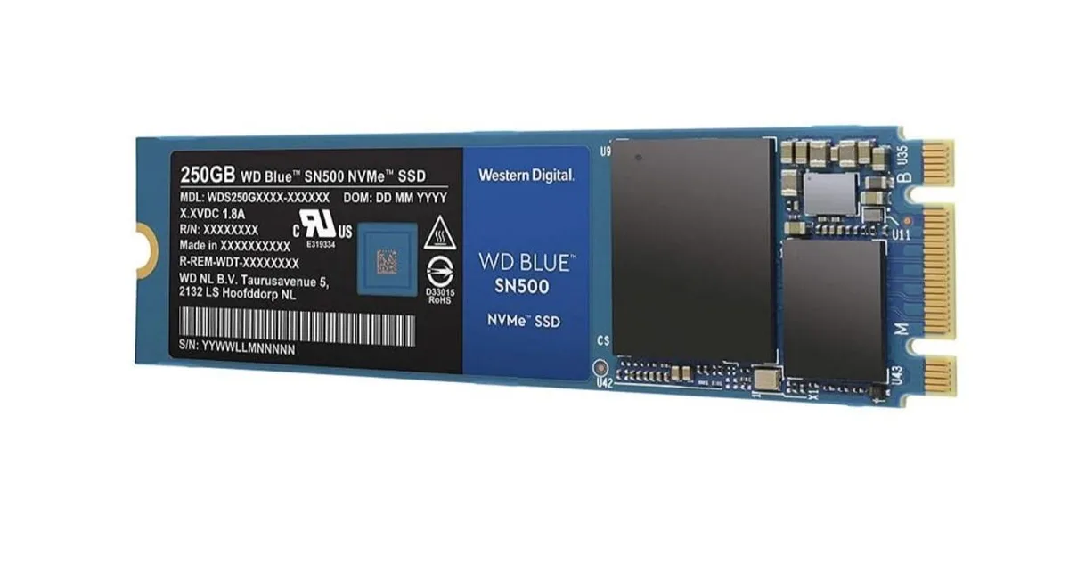 Western Digital Western Digital WDS500G1B0C-00S6U0 500GB NVMe — product photo
