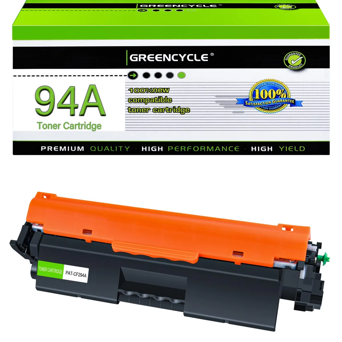 GREENCYCLE GREENCYCLE CF294A 94A Black Toner Cartridge 1200 Pages — product photo