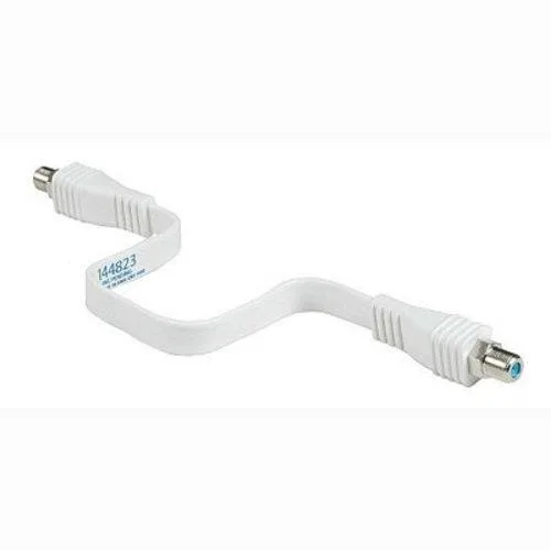 Holland Electronics Holland Electronics Flat Coaxial RF Cable 12" White — product photo
