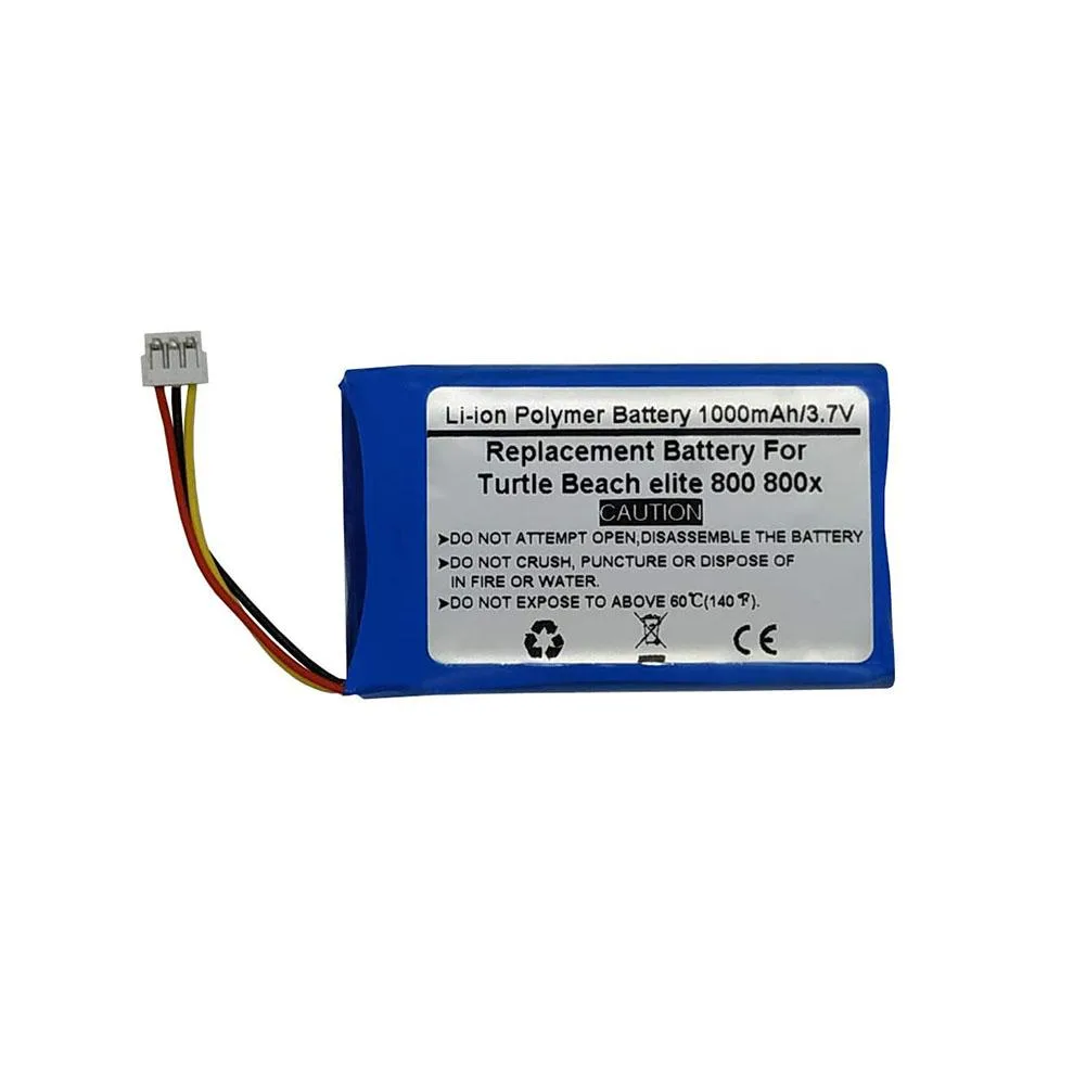 STARNOVO STARNOVO 3.7V 1000mAh Replacement Battery for Turtle Beach Elite 800 800x — product photo