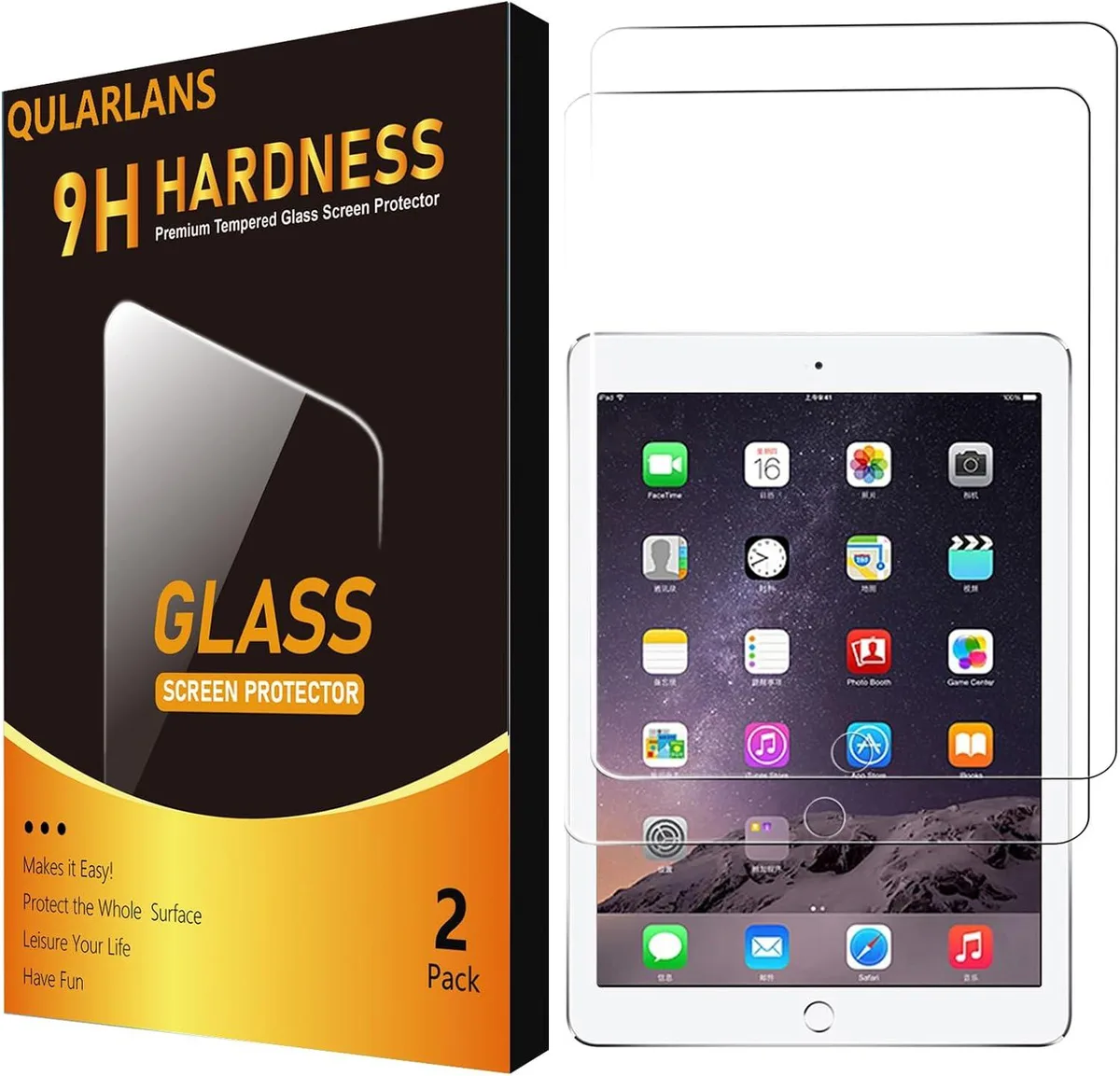 Leelbox Leelbox 2 Pack Screen Protector 9.7 Inch iPad 6th 5th Gen Pro Air 2 1 — product photo