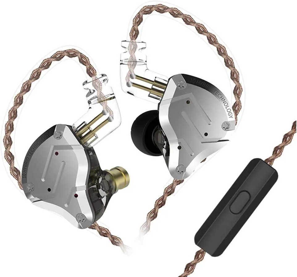EVESKY EVESKY KZ ZS10 Pro 5-Driver IEM Headset 2.4 GHz 3.5 mm — product photo