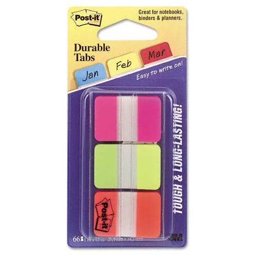 3M 3M 686PGO file tabs assorted 66 pack — product photo