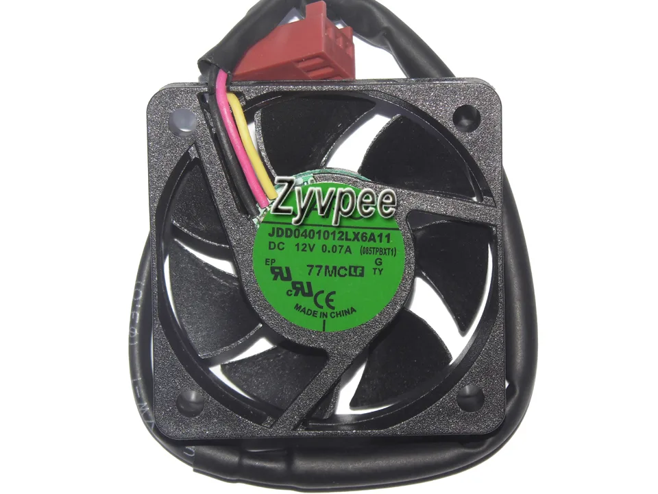 Zyvpee Zyvpee JDD0401012LX6A11 40x40x10mm 12V 0.07A 3-pin case fan — product photo
