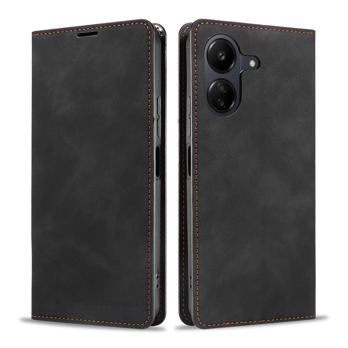 BONAEVER BONAEVER Wallet Case for Xiaomi Redmi Note 13 Pro Plus 5G Black — product photo