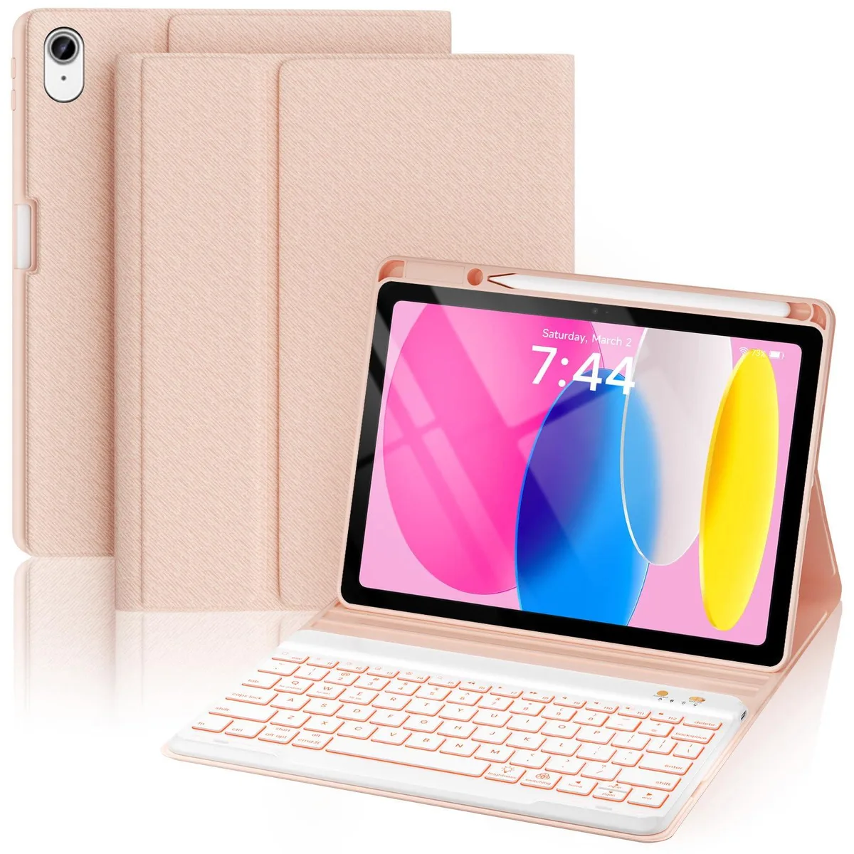  OYEEICE A3354 keyboard case for iPad 11 10.9 inch 2025 2022 Bluetooth graphics tablet — product photo