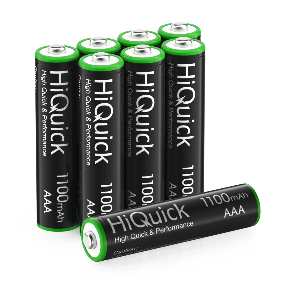 Shenzhen Lepower Electronics Co., Ltd Shenzhen Lepower Electronics Co., Ltd HiQuick AAA 1.2V 1100mAh Ni-MH 8-pack — product photo