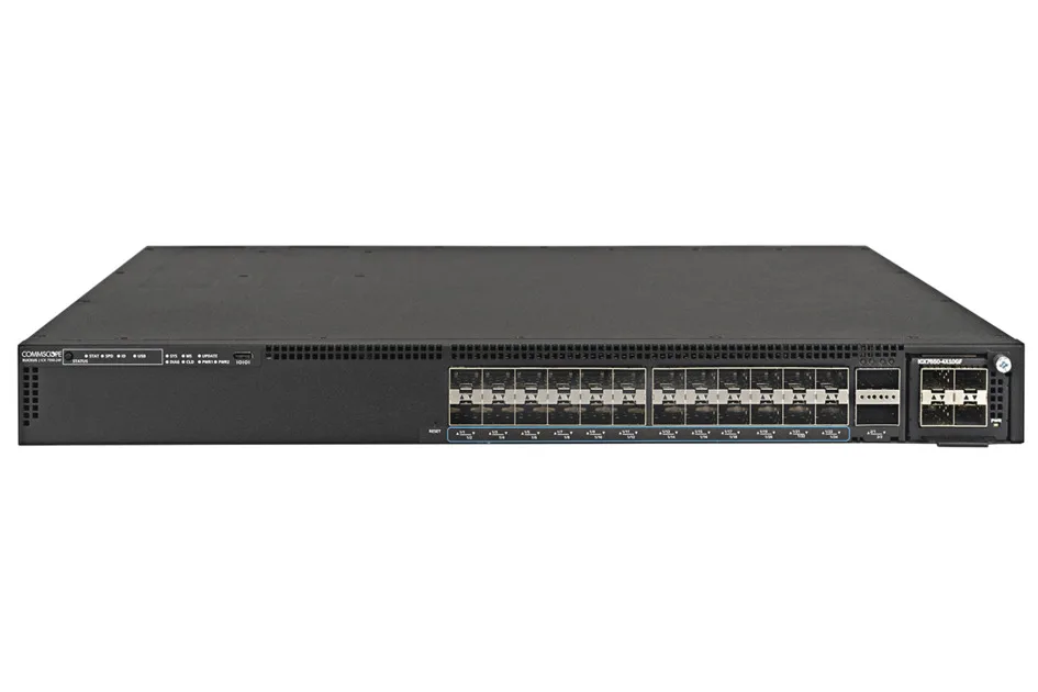 RUCKUS WIRELESS RUCKUS WIRELESS ICX7550-24F 24-port 1/10 Gbps SFP+ 2x 40/100Gbps QSFP+ network switch — product photo