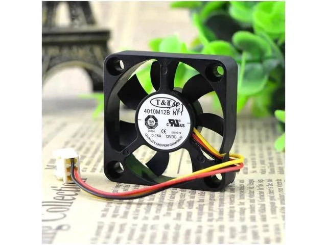 TSUJ TSUJ 4010M12B NF1 12V 0.16A 4cm 3-wire dual bead cooling fan 2 in 1 accessory — product photo